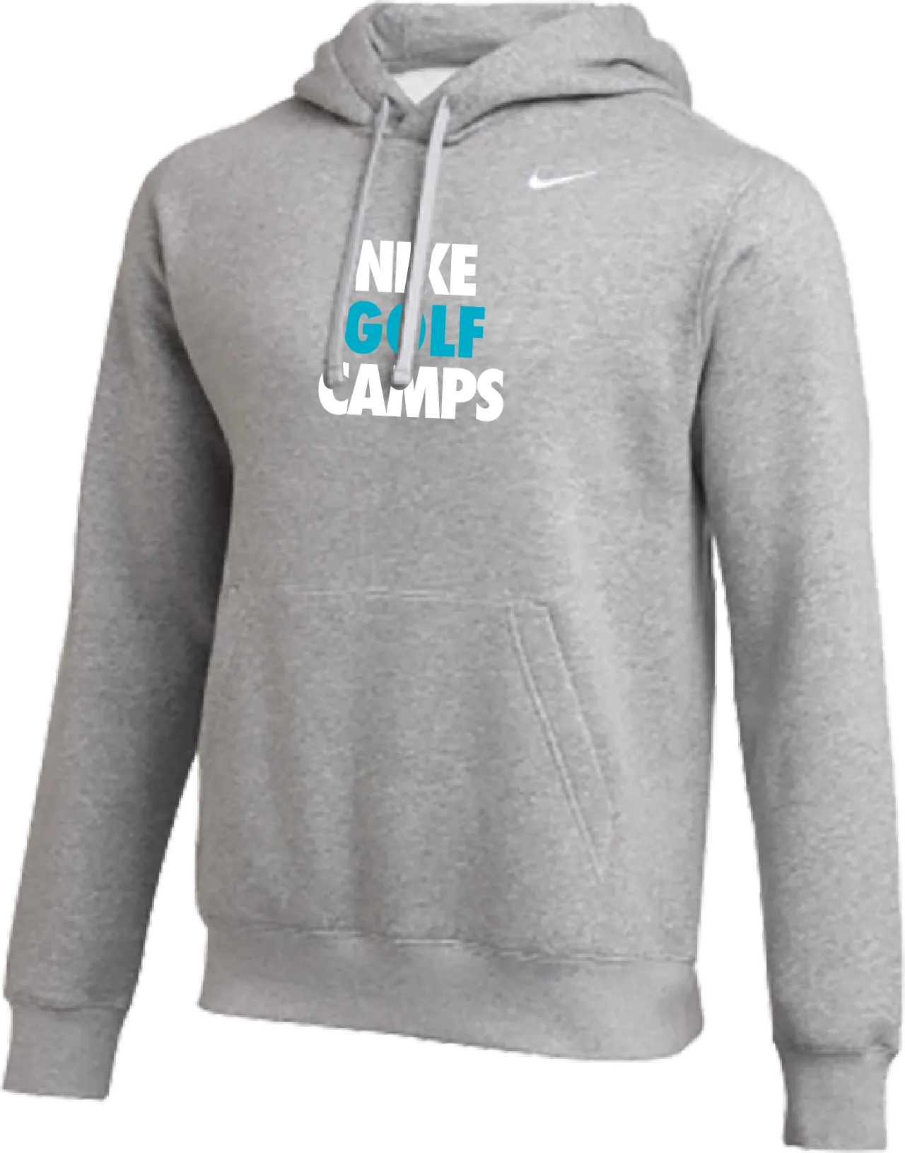 Nike Golf Camps Club Fleece Pullover Hoodie - Heather Grey