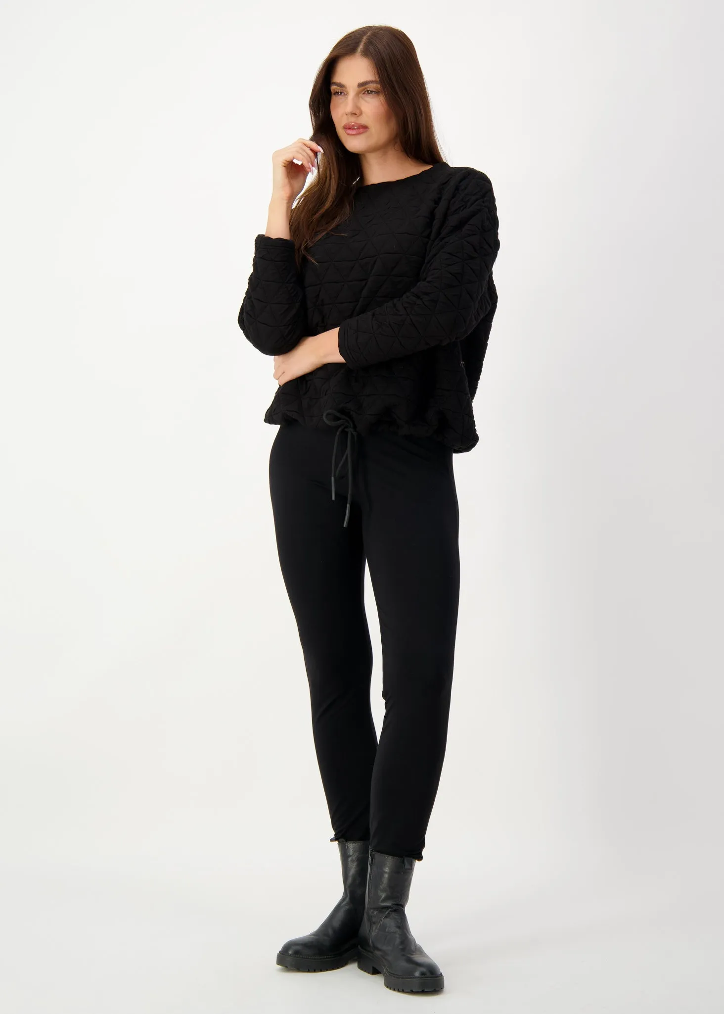 Patti Bamboo Full-Length Pant - Black