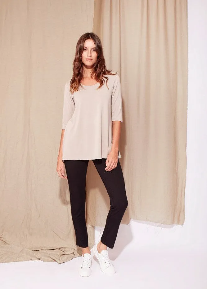 Patti Bamboo Full-Length Pant - Black
