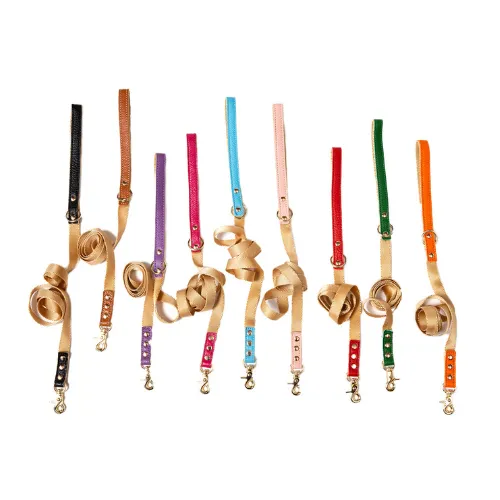 Soft Leather   Nylon Trim Lead