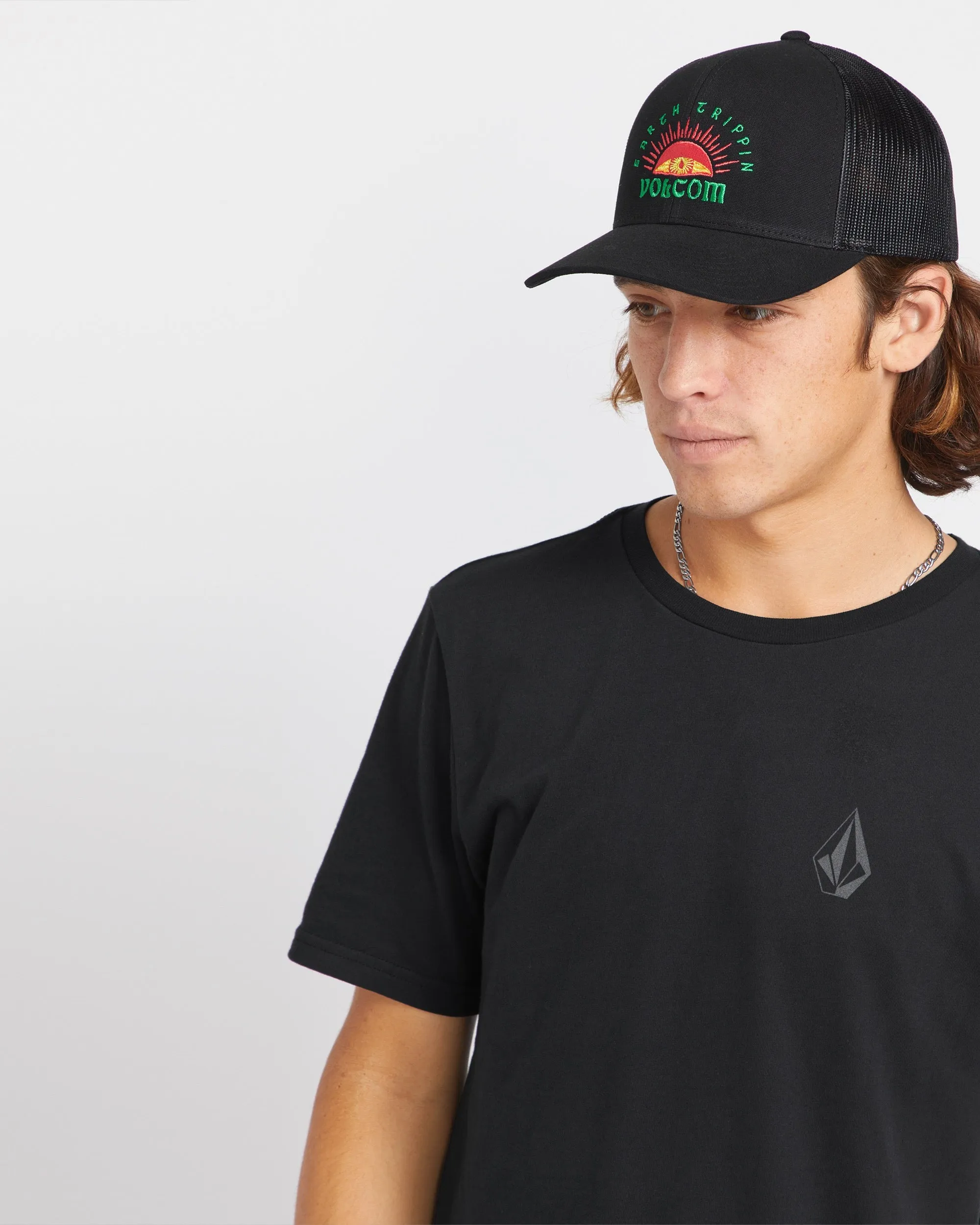 Sunset Tripper Trucker Hat - Black