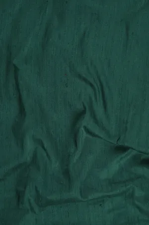Teal Green Dupioni Silk Fabric
