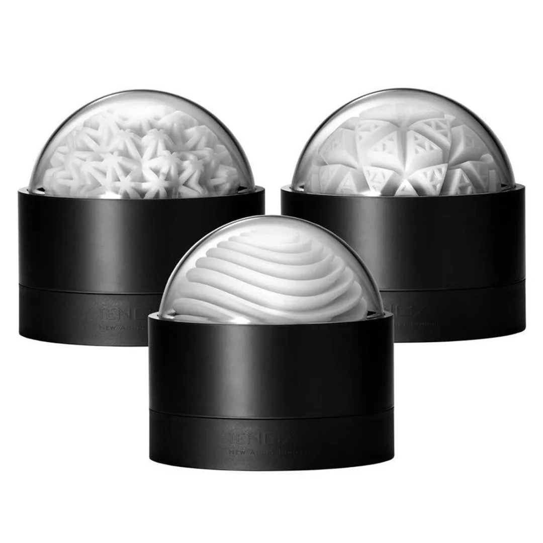 Enhanced TENGA GEO Coral Textured Male Masturbator with Geometric Design