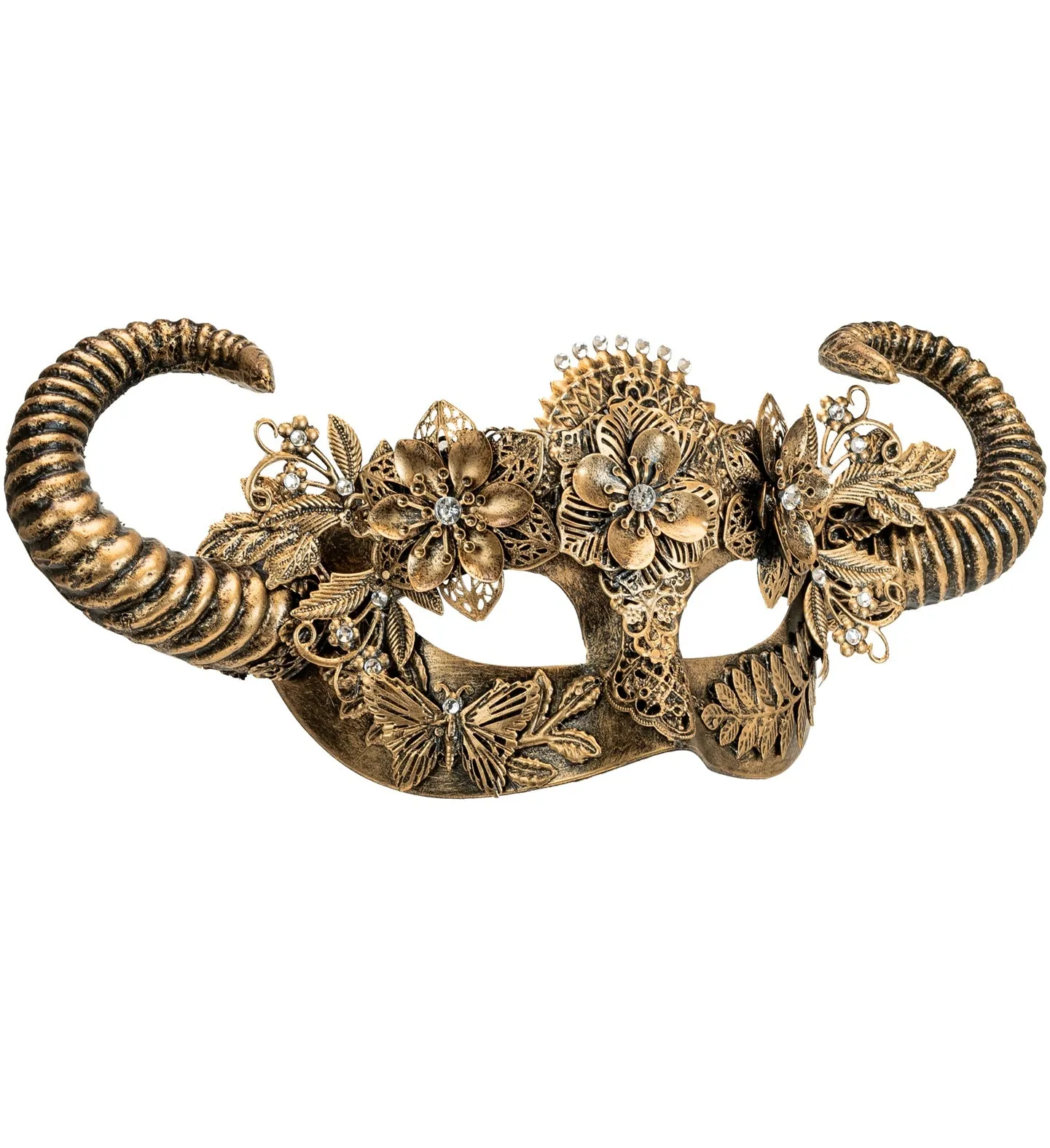 Theatrical Gold Ram Eye-Mask