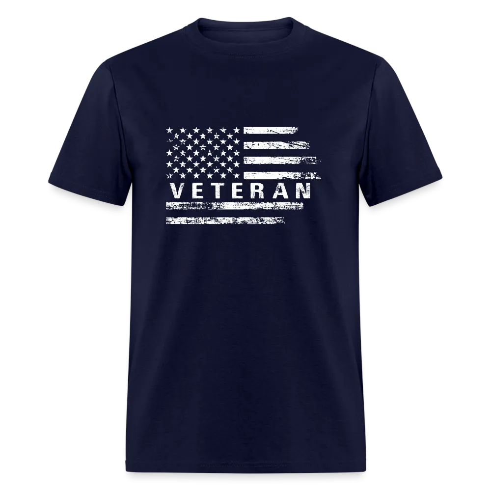 Veteran T-Shirt (White w/Flag)