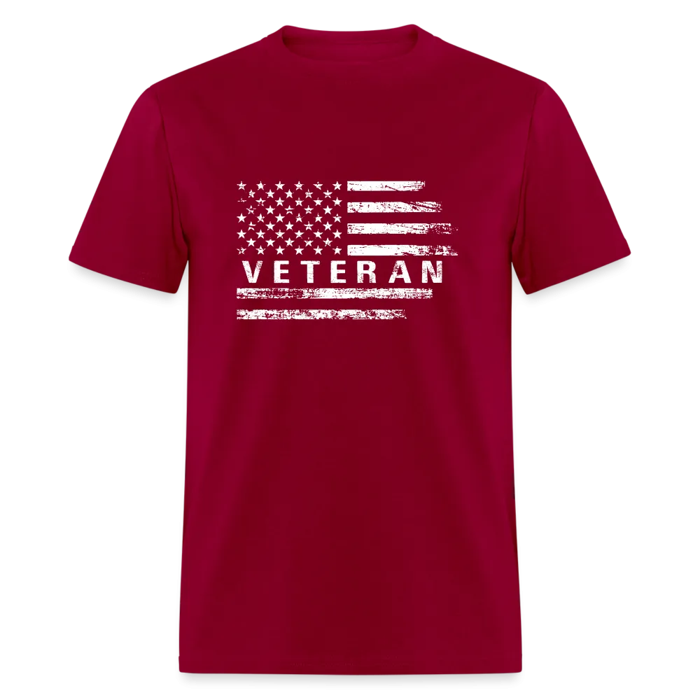 Veteran T-Shirt (White w/Flag)