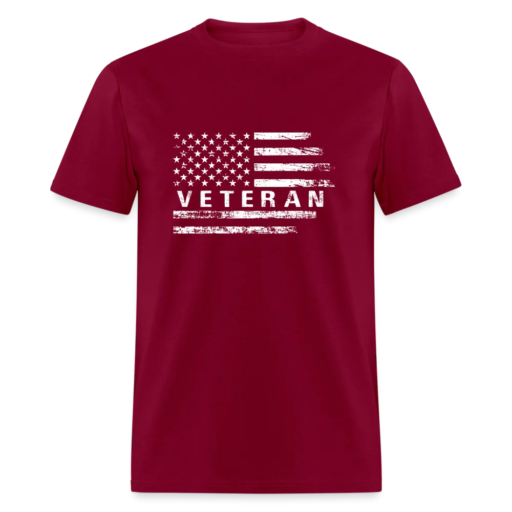 Veteran T-Shirt (White w/Flag)