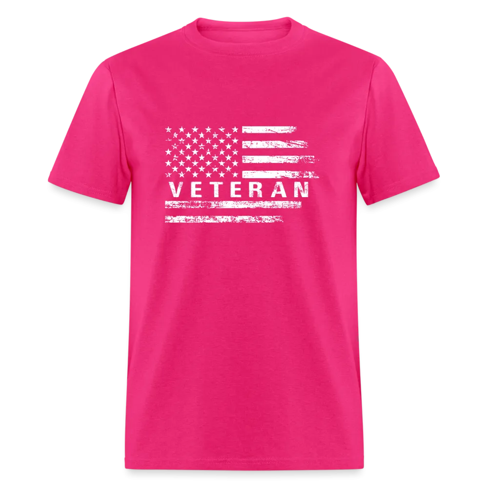 Veteran T-Shirt (White w/Flag)