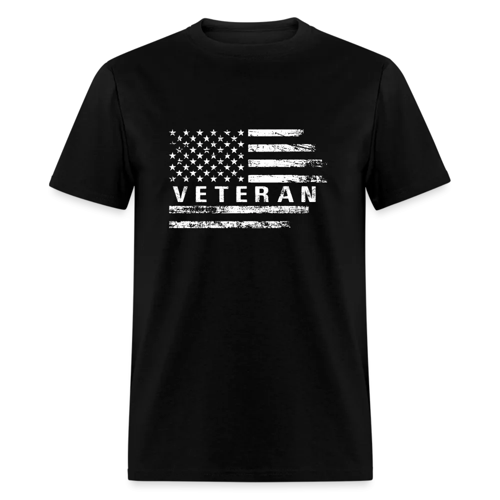 Veteran T-Shirt (White w/Flag)