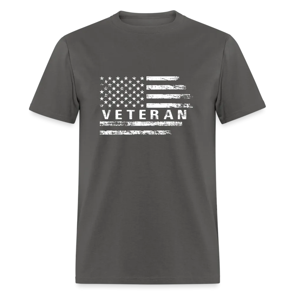 Veteran T-Shirt (White w/Flag)