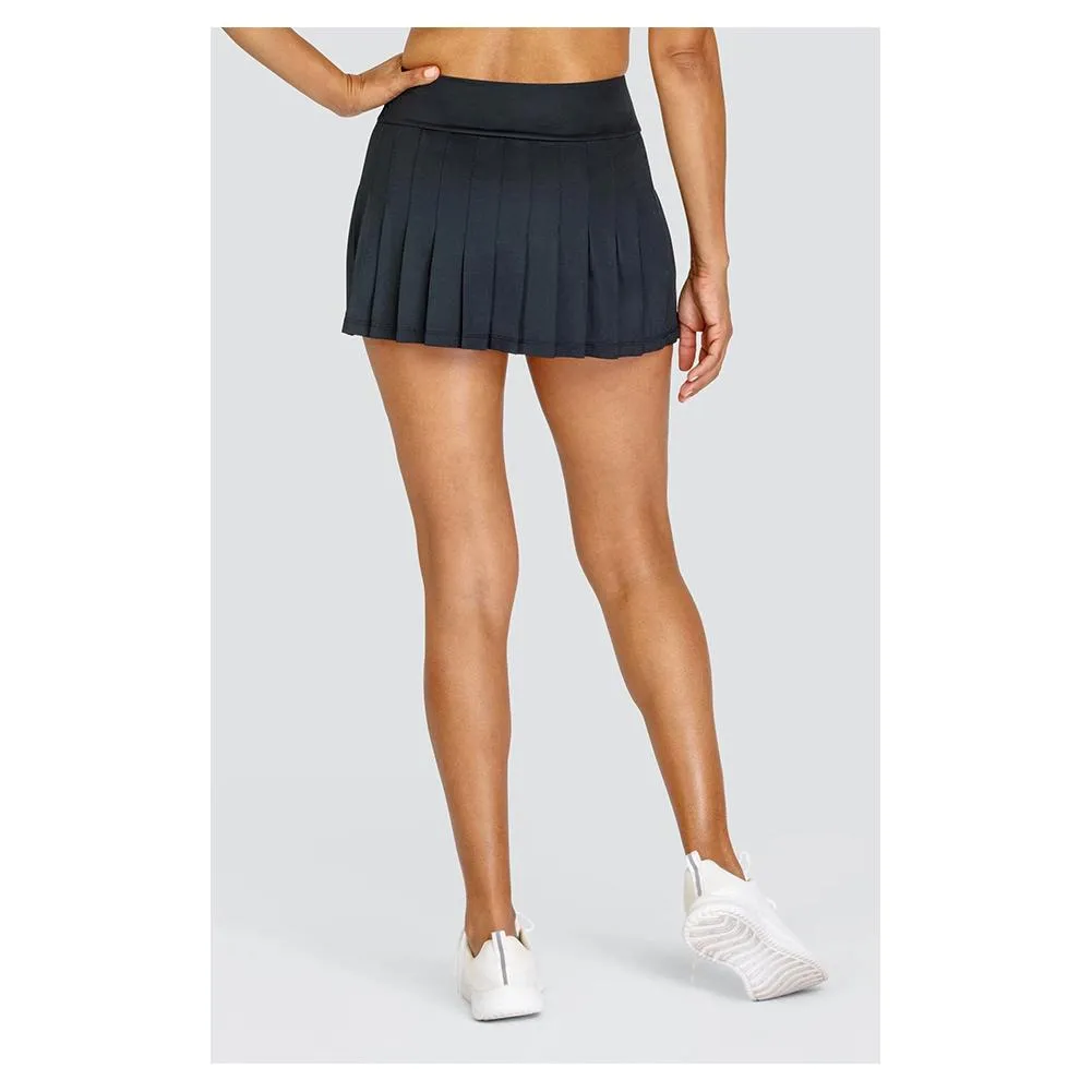 Women's Jillian 13.5 Inch Pleated Tennis Skort Onyx
