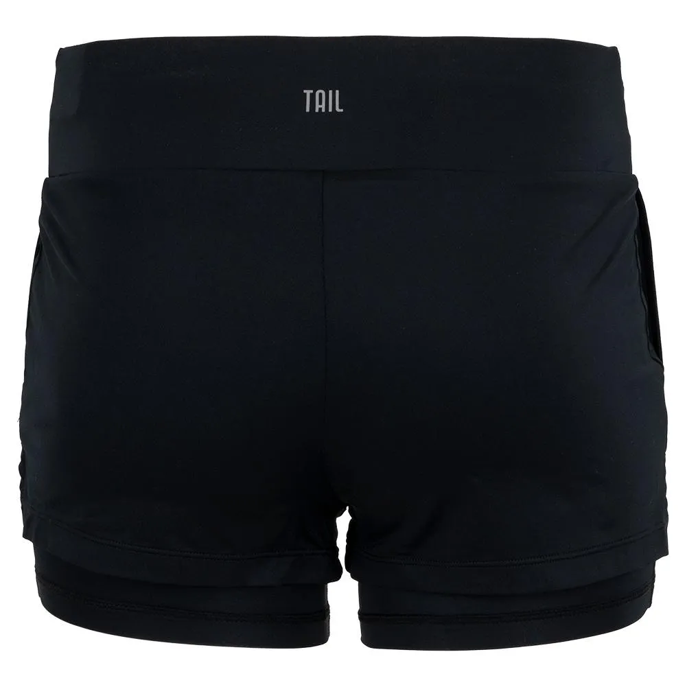 Women's Lulie 4 Inch Tennis Short Onyx