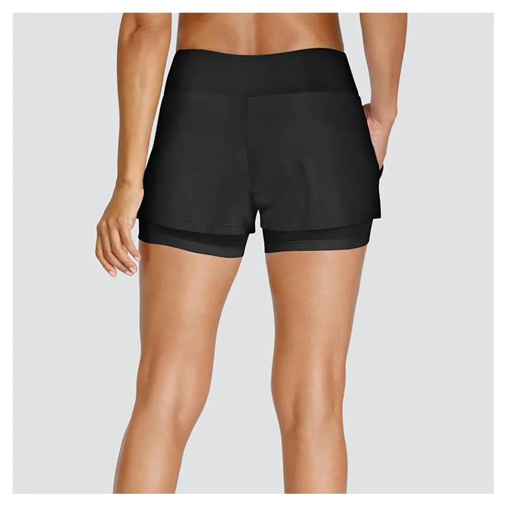 Women's Lulie 4 Inch Tennis Short Onyx