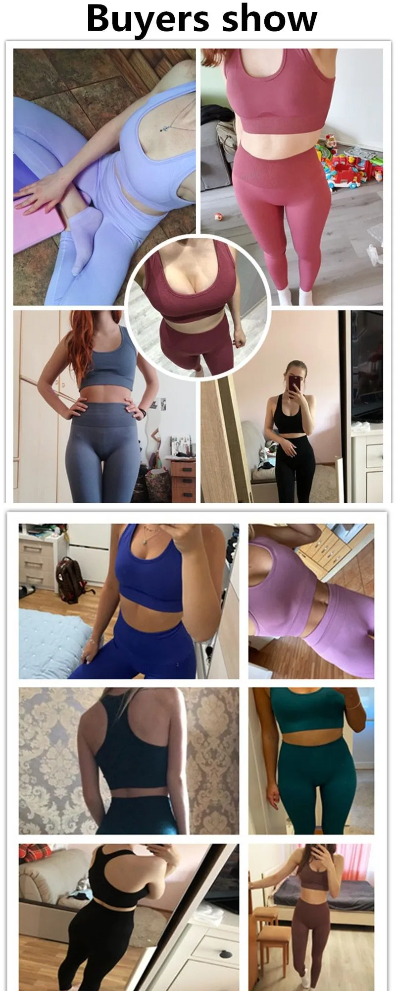 Yoga Suit Sportswear Fitness Suit Sports Bra Leggings 2 Piece Sets  For Yoga Female