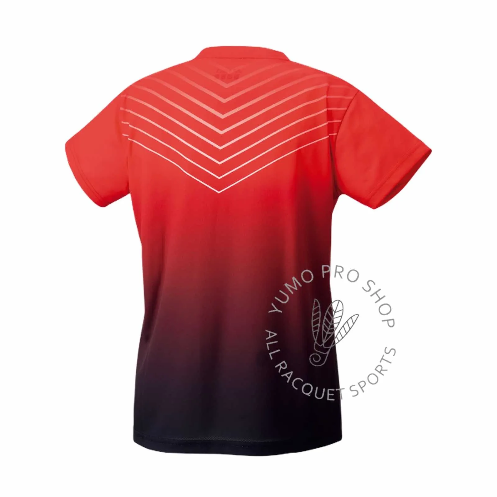 Yonex YW0025 Women's Crew Neck Team shirt [Ruby Red]